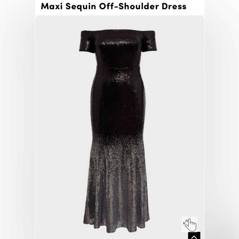 TORRID Maxi Sequin Off-Shoulder Dress
